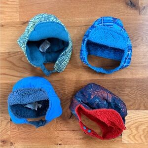 Patagonia baby trapper winter hat bundle